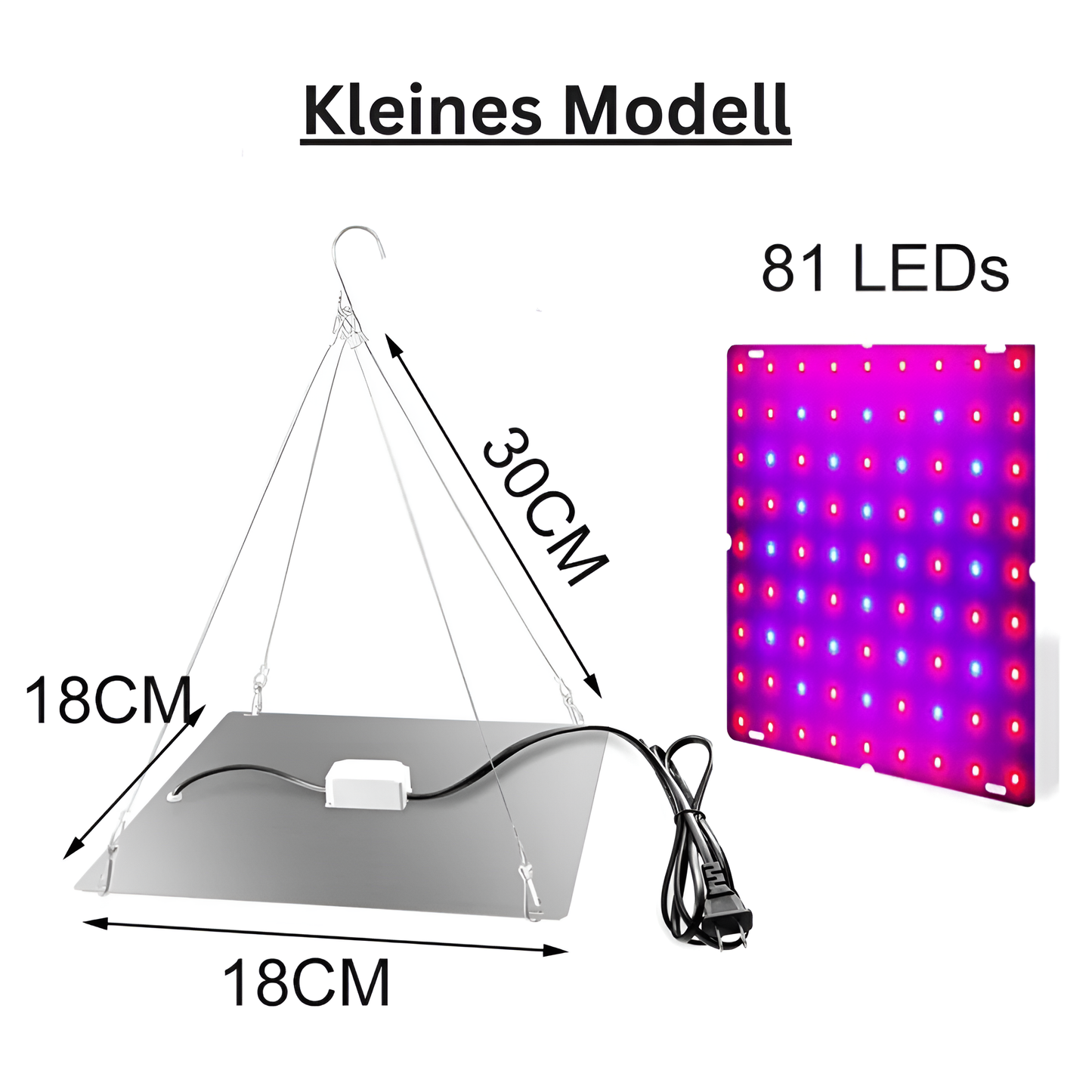 LED Grow Lampe für Indoor-Pflanzen – Vollspektrum Licht für optimales Wachstum